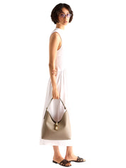Borsa a spalla Goccia M FURLA Donna - Beige