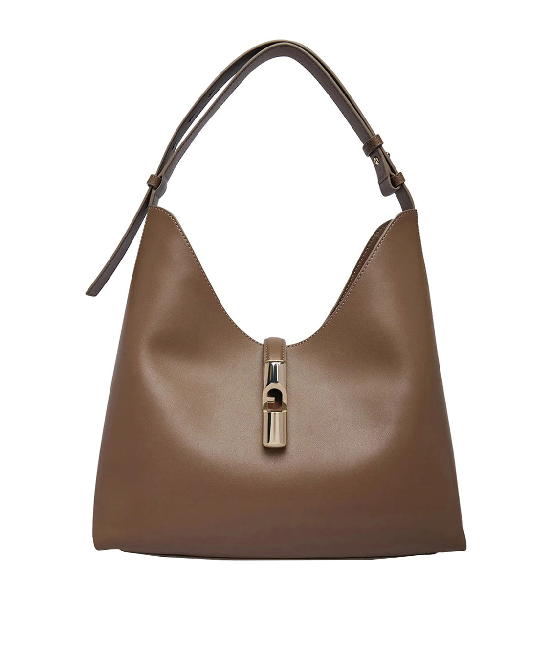 Borsa a spalla Goccia M FURLA Donna - Muddy Gray