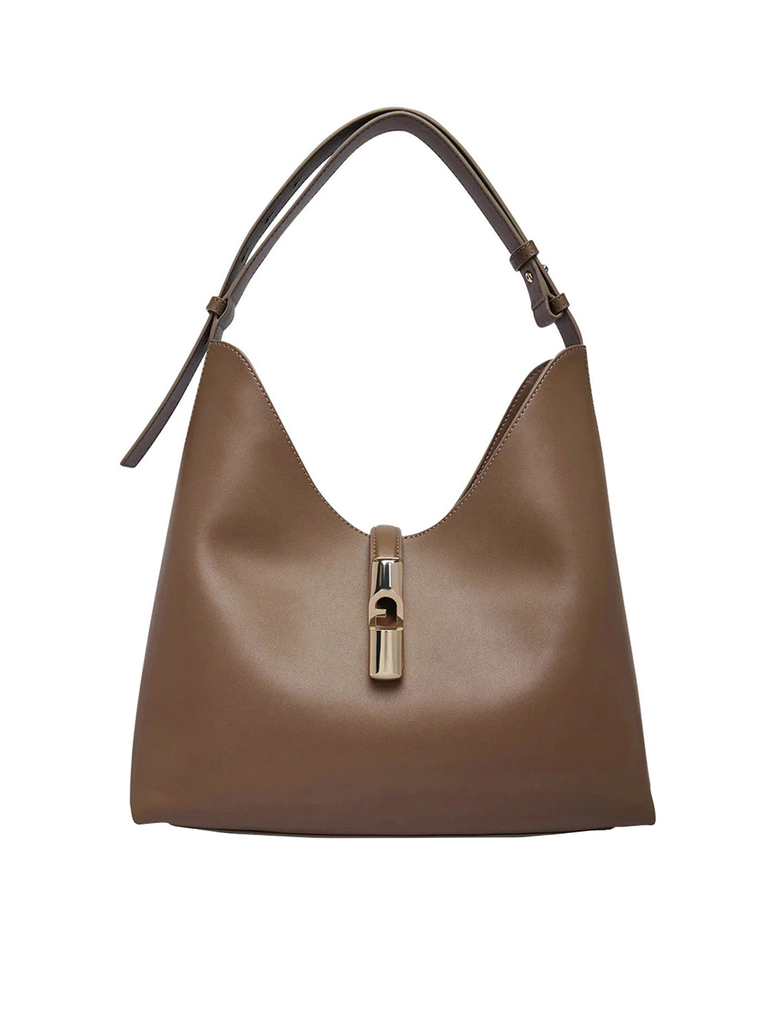 Borsa a spalla Goccia M FURLA Donna - Muddy Gray