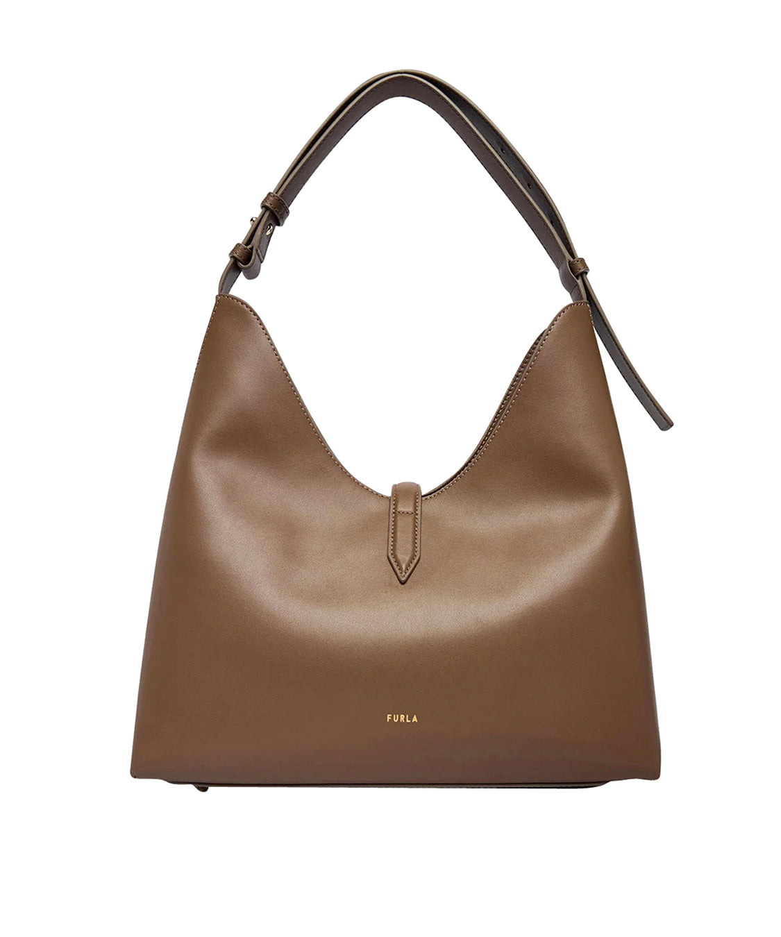 Borsa a spalla Goccia M FURLA Donna - Muddy Gray