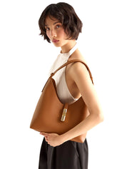 Borsa a spalla Goccia M FURLA Donna - Marrone