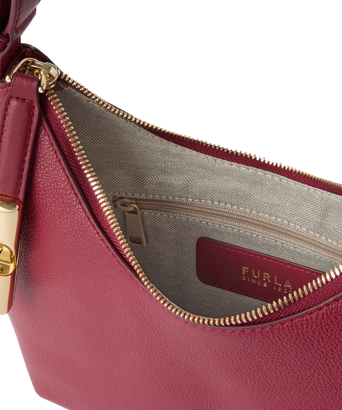 Borsa a spalla Goccia S FURLA Donna - Rosso