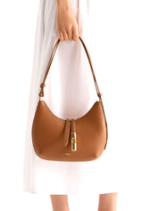 Borsa a spalla Goccia S FURLA Donna - Marrone