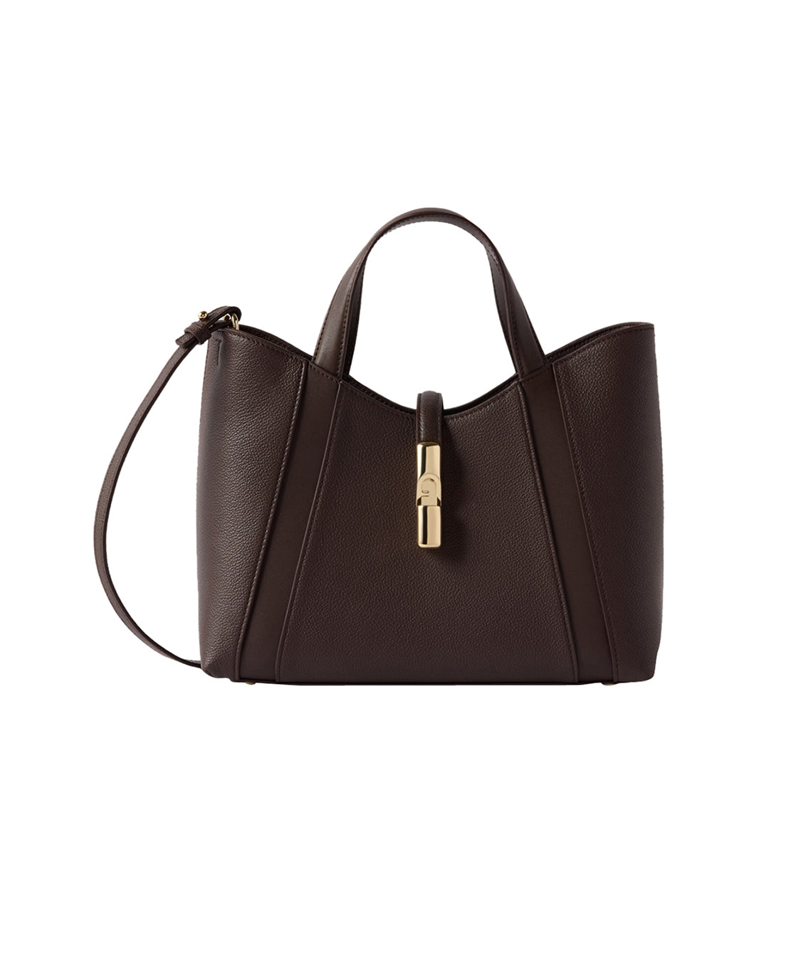 Borsa a mano con tracolla Goccia Shopping S FURLA Donna - Marrone