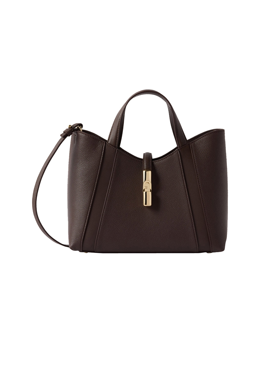 Borsa a mano con tracolla Goccia Shopping S FURLA Donna - Marrone