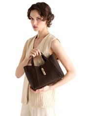 Borsa a mano con tracolla Goccia Shopping S FURLA Donna - Marrone