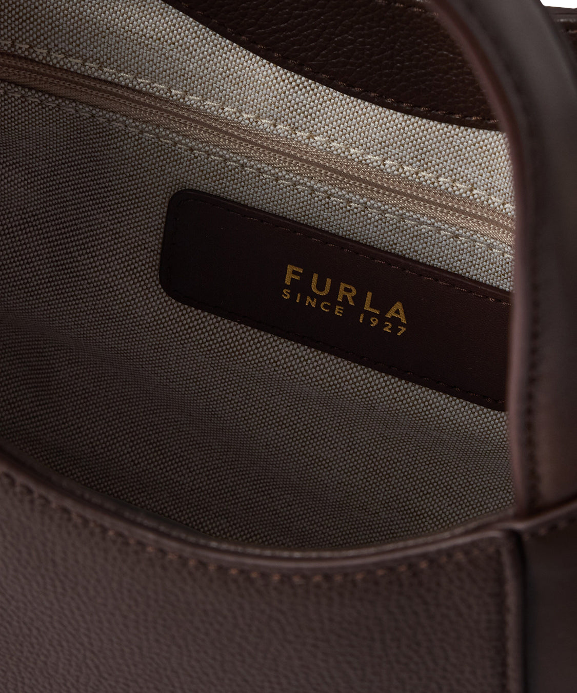 Borsa a mano con tracolla Goccia Shopping S FURLA Donna - Marrone