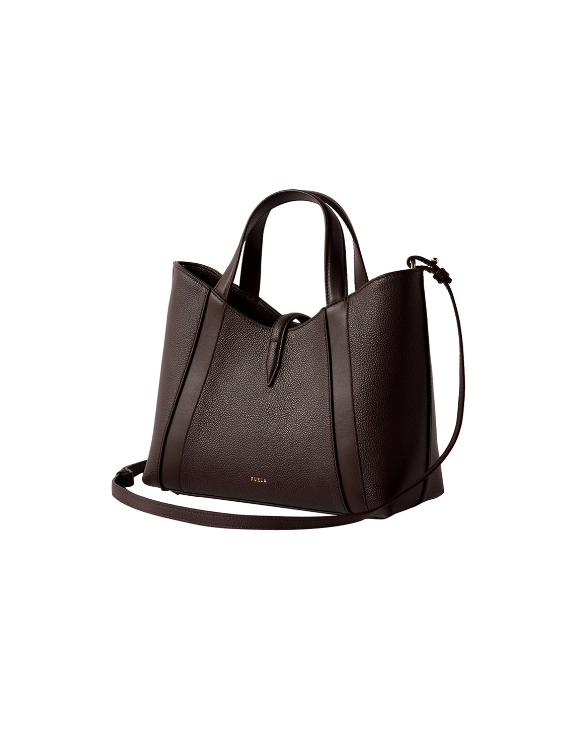 Borsa a mano con tracolla Goccia Shopping S FURLA Donna - Marrone