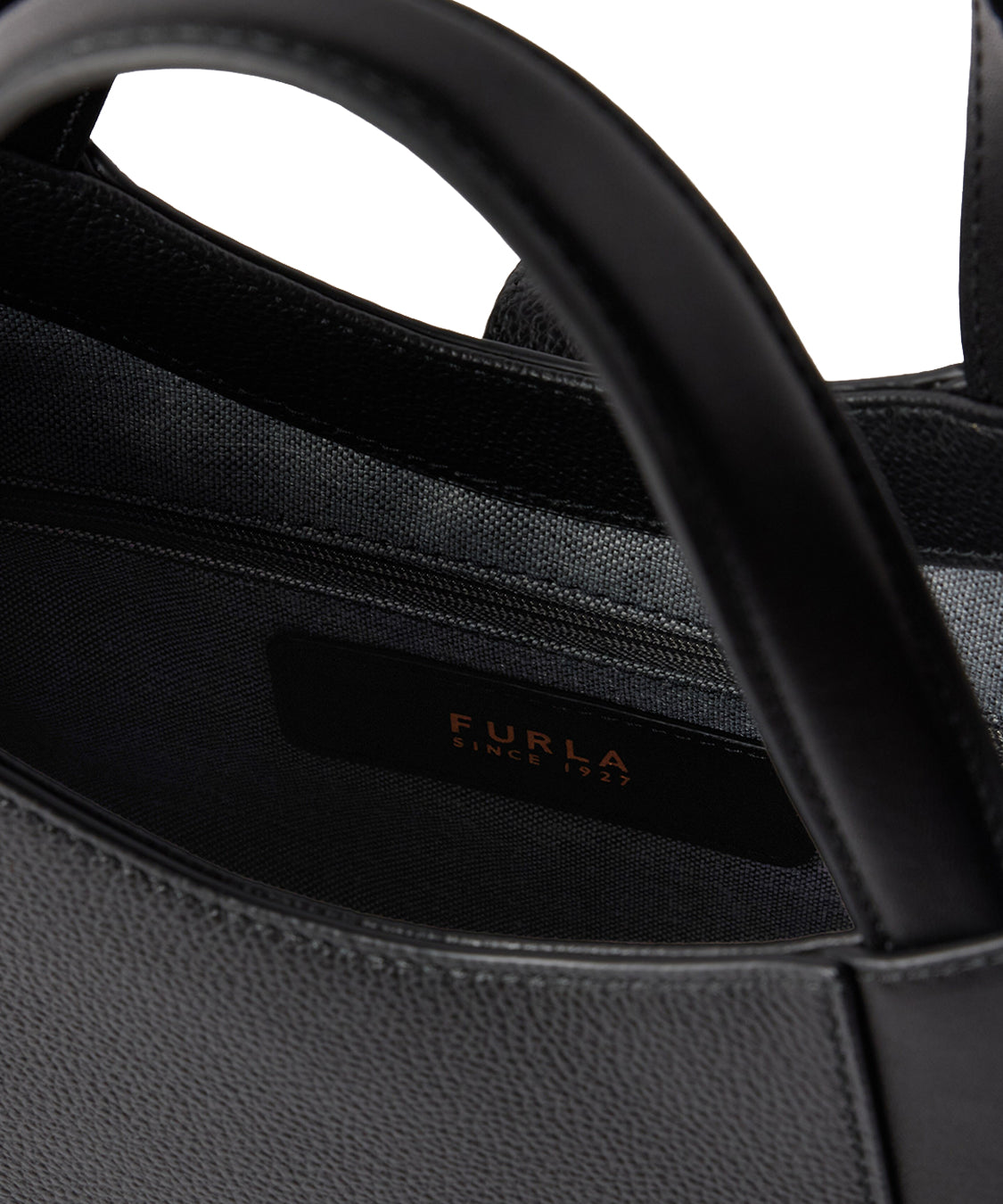 Borsa a mano con tracolla Goccia Shopping S FURLA Donna - Nero