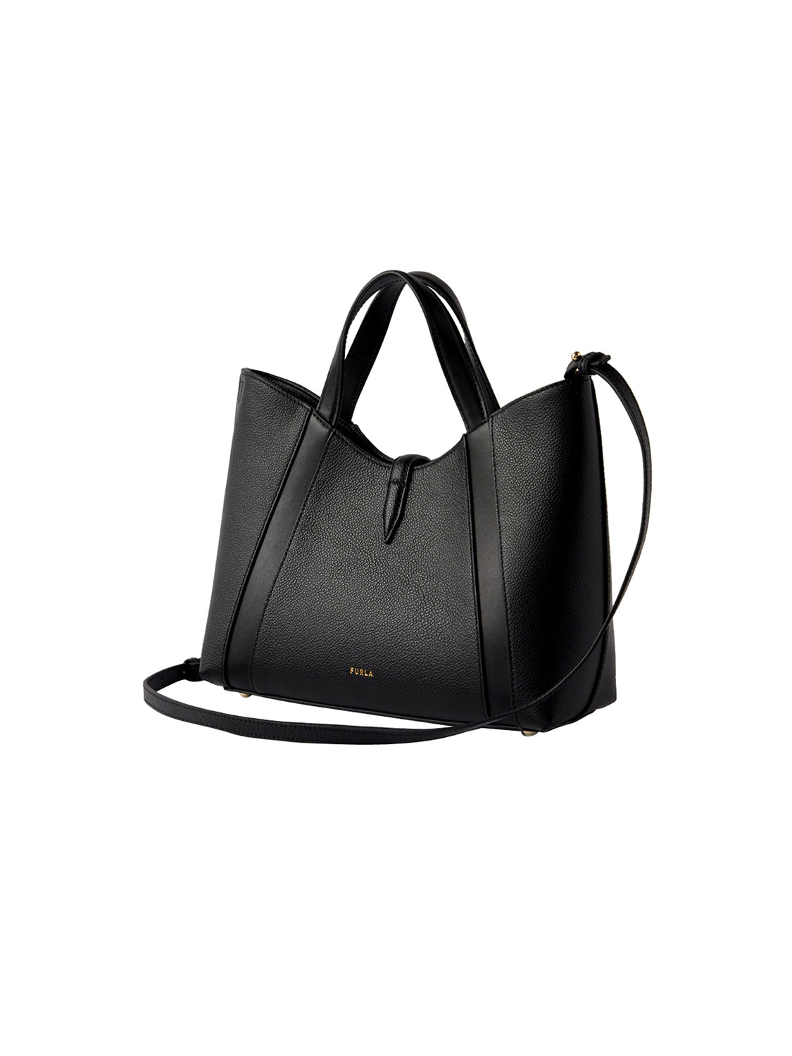 Borsa a mano con tracolla Goccia Shopping S FURLA Donna - Nero