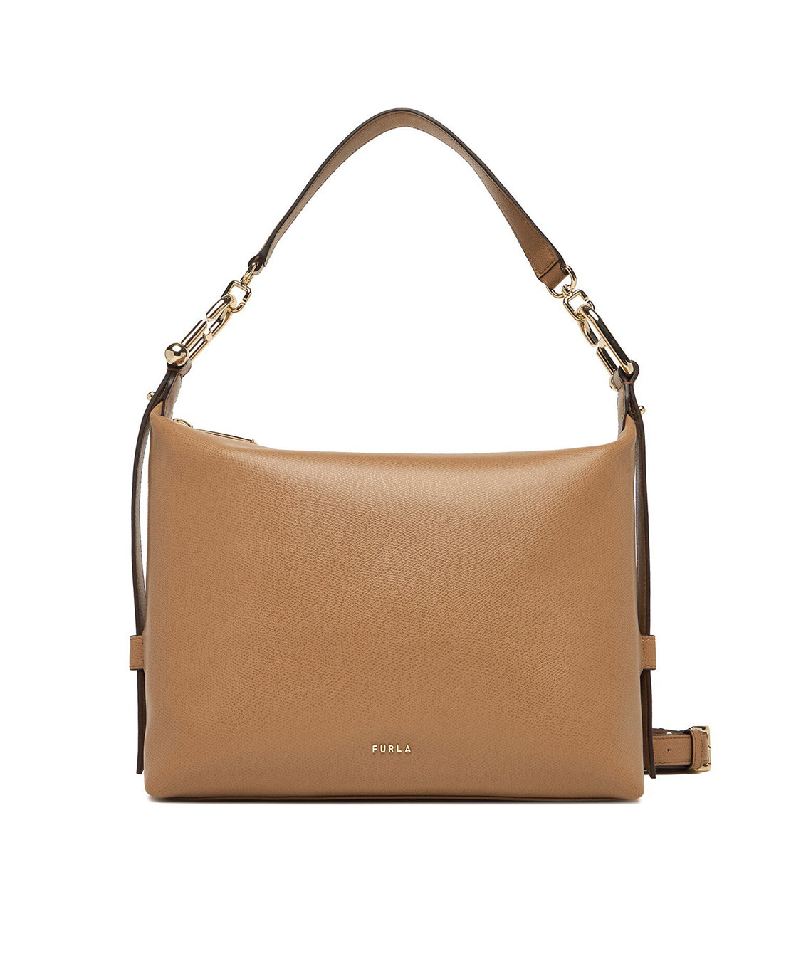 Borsa a spalla con tracolla Tonie M FURLA Donna - Marrone