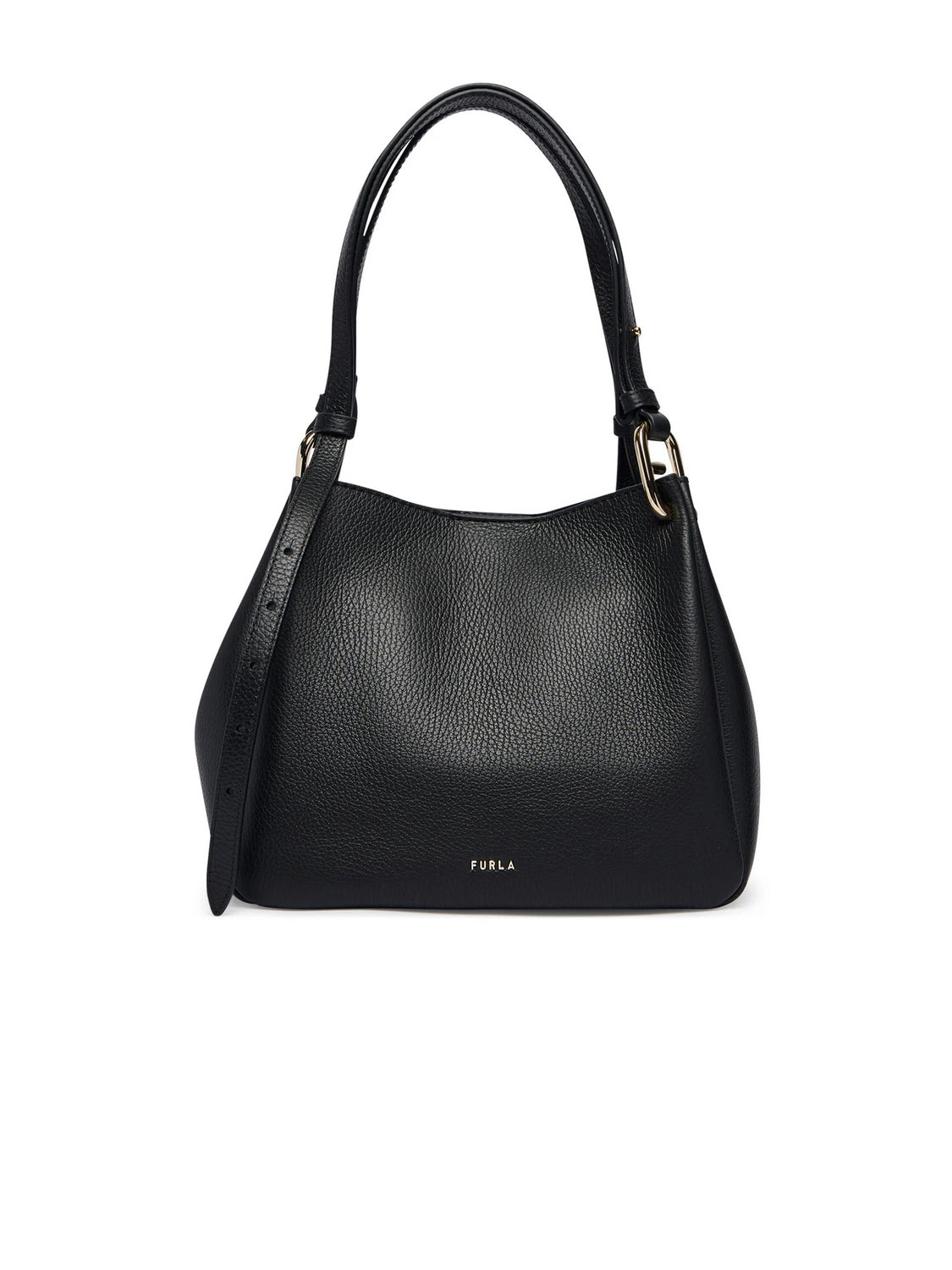 Borsa a spalla con tracolla Nuvola M FURLA Donna - Nero