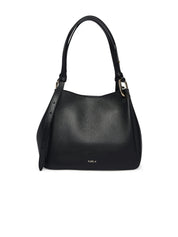 Borsa a spalla con tracolla Nuvola M FURLA Donna - Nero