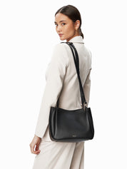 Borsa a spalla con tracolla Nuvola M FURLA Donna - Nero