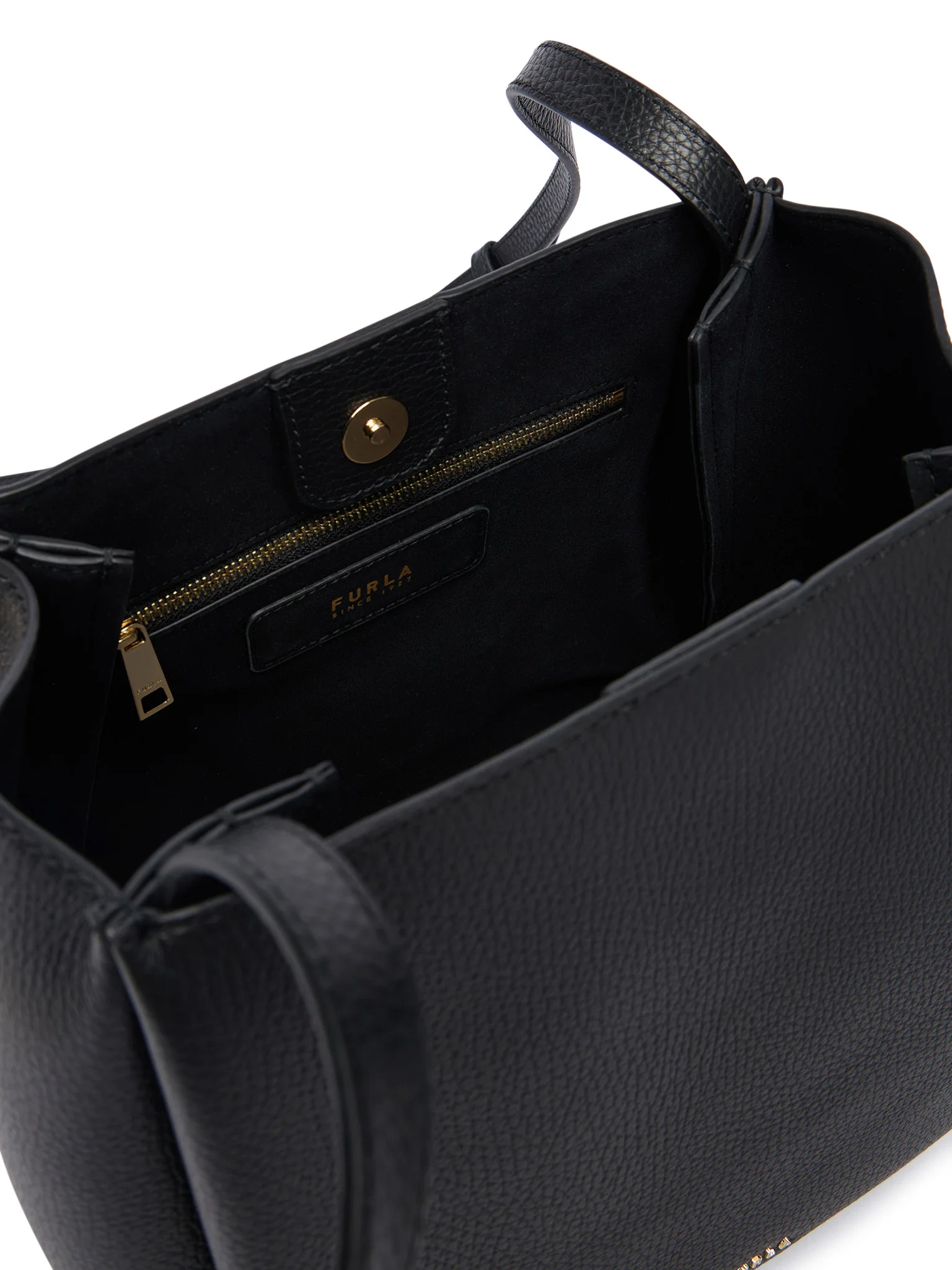 Borsa a spalla con tracolla Nuvola M FURLA Donna - Nero