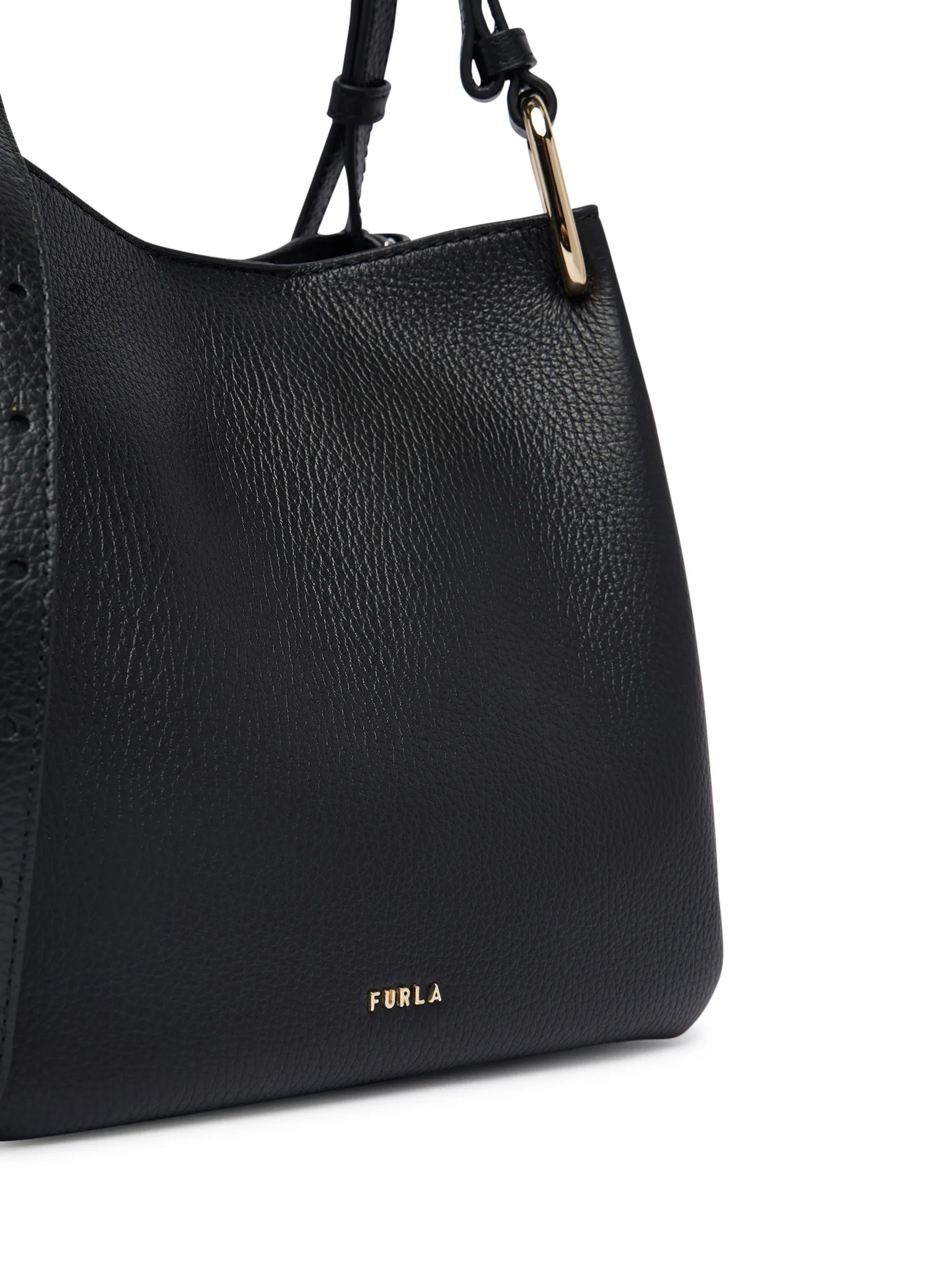 Borsa a spalla con tracolla Nuvola M FURLA Donna - Nero