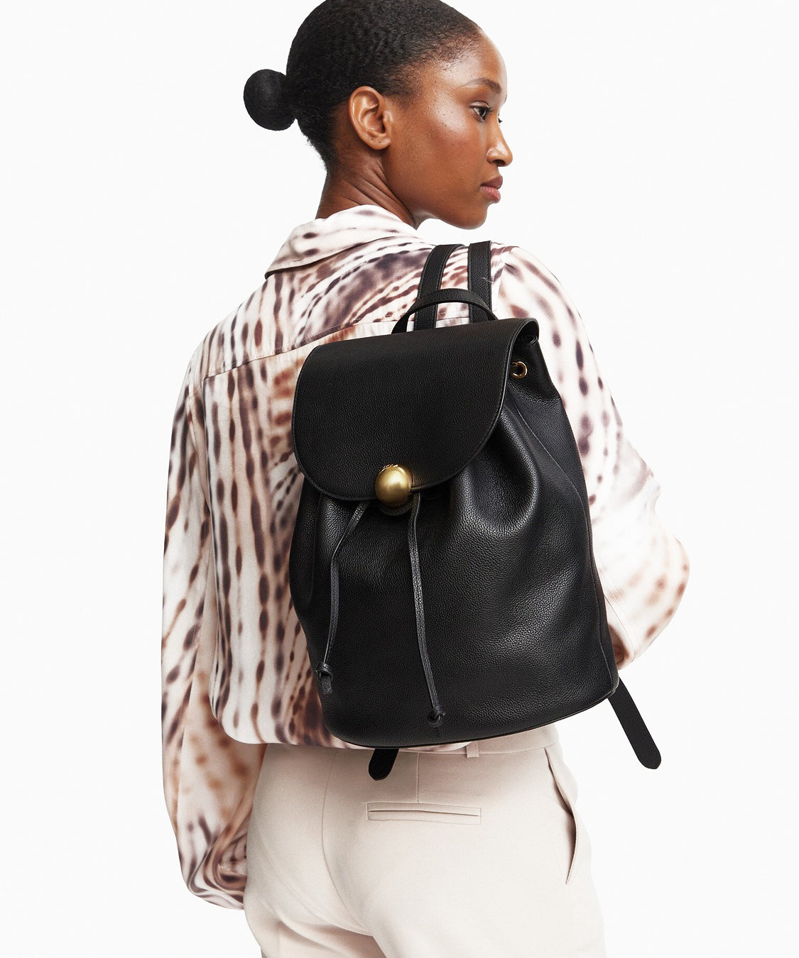 Borsa a mano con tracolla Moonlight M FURLA Donna - Nero