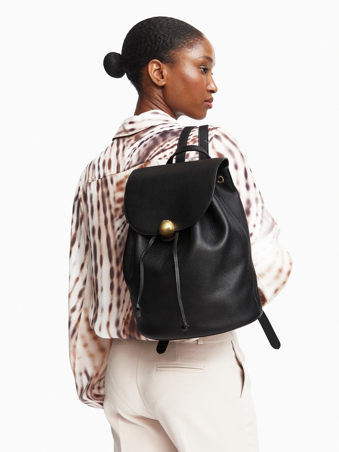 Borsa a mano con tracolla Moonlight M FURLA Donna - Nero