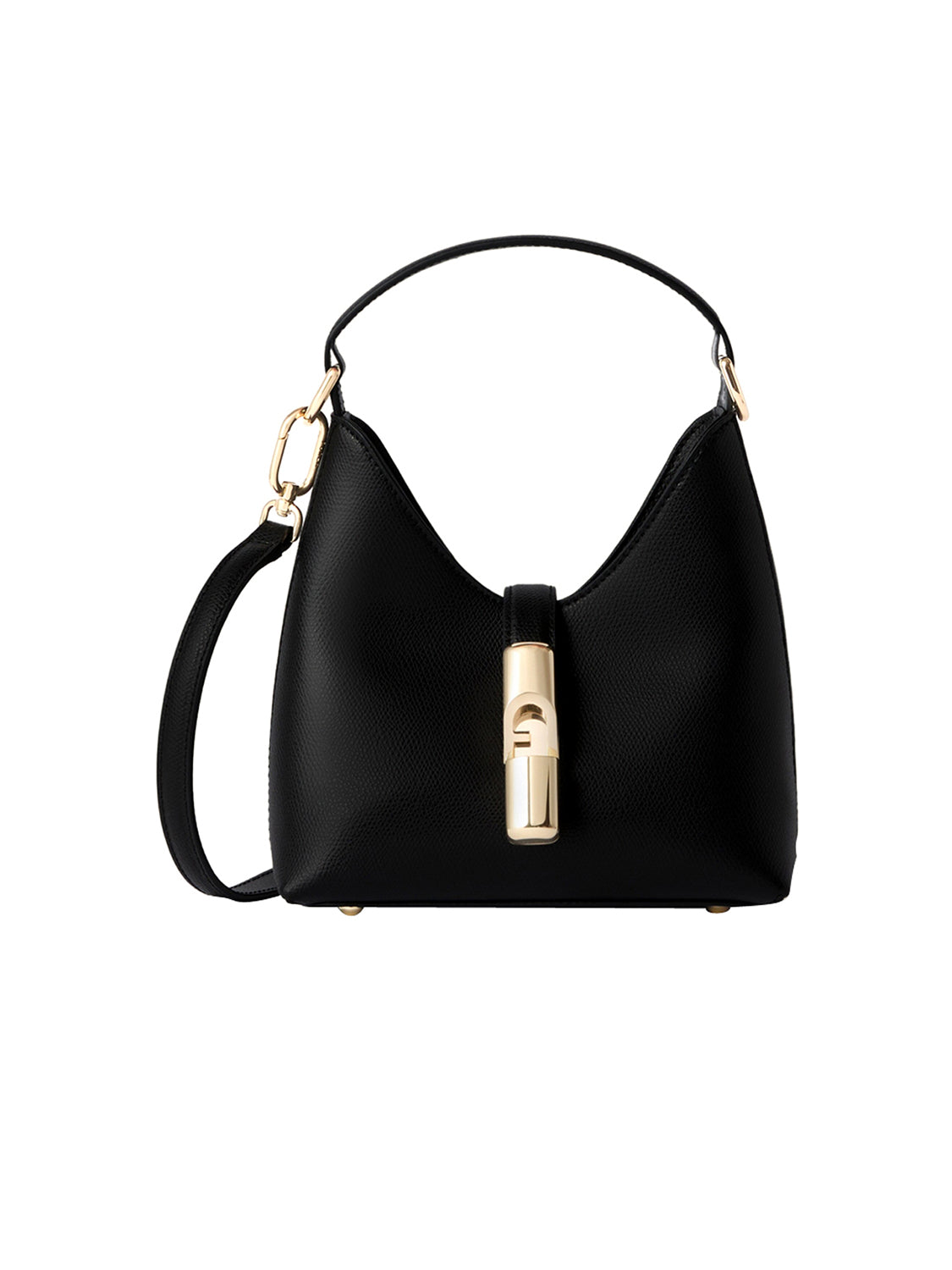 Borsa a mano con tracolla Iride mini FURLA Donna - Nero