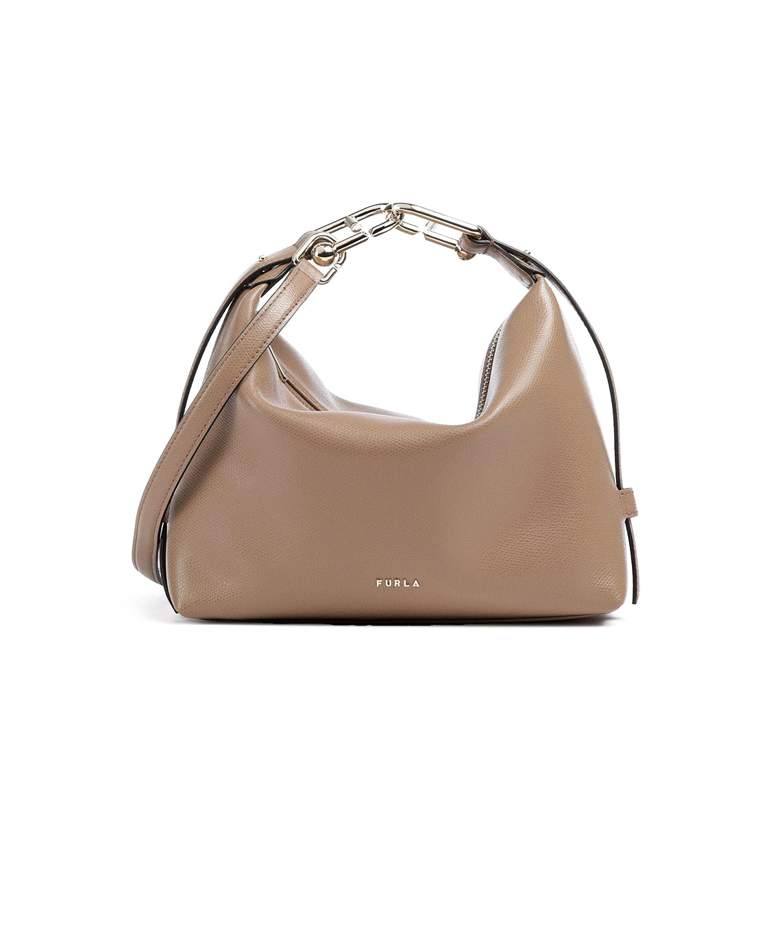 Borsa a spalla con tracolla Tonie mini FURLA Donna - Marrone
