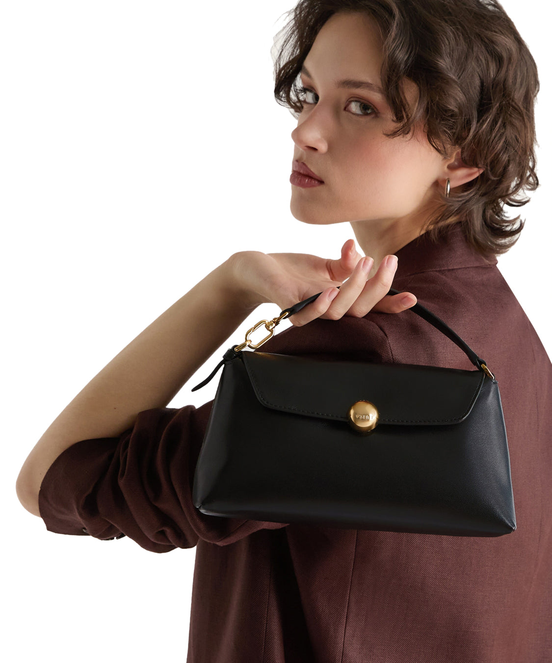 Borsa a spalla Sfera Soft Mini FURLA Donna - Nero