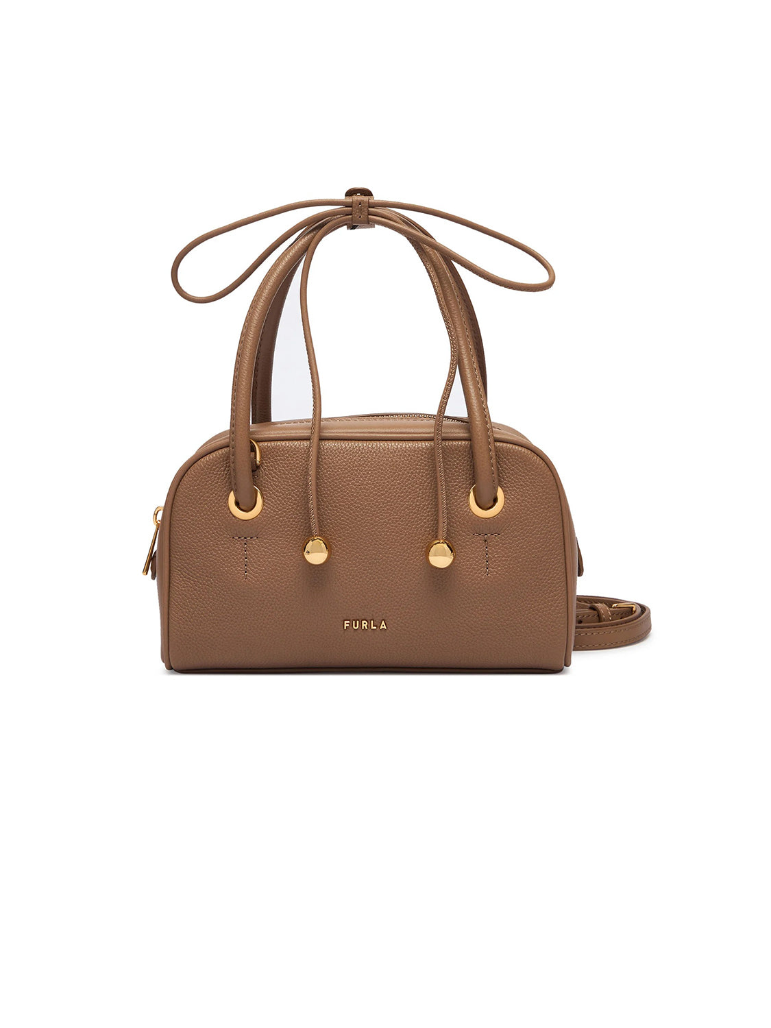 Borsa a mano con tracolla Poppy mini FURLA Donna - Beige