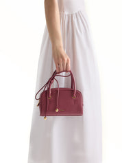 Borsa a mano con tracolla Poppy mini FURLA Donna - Rosso