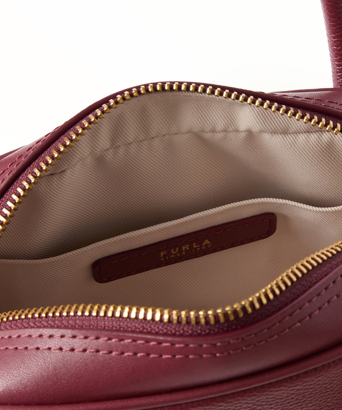 Borsa a mano con tracolla Poppy mini FURLA Donna - Rosso