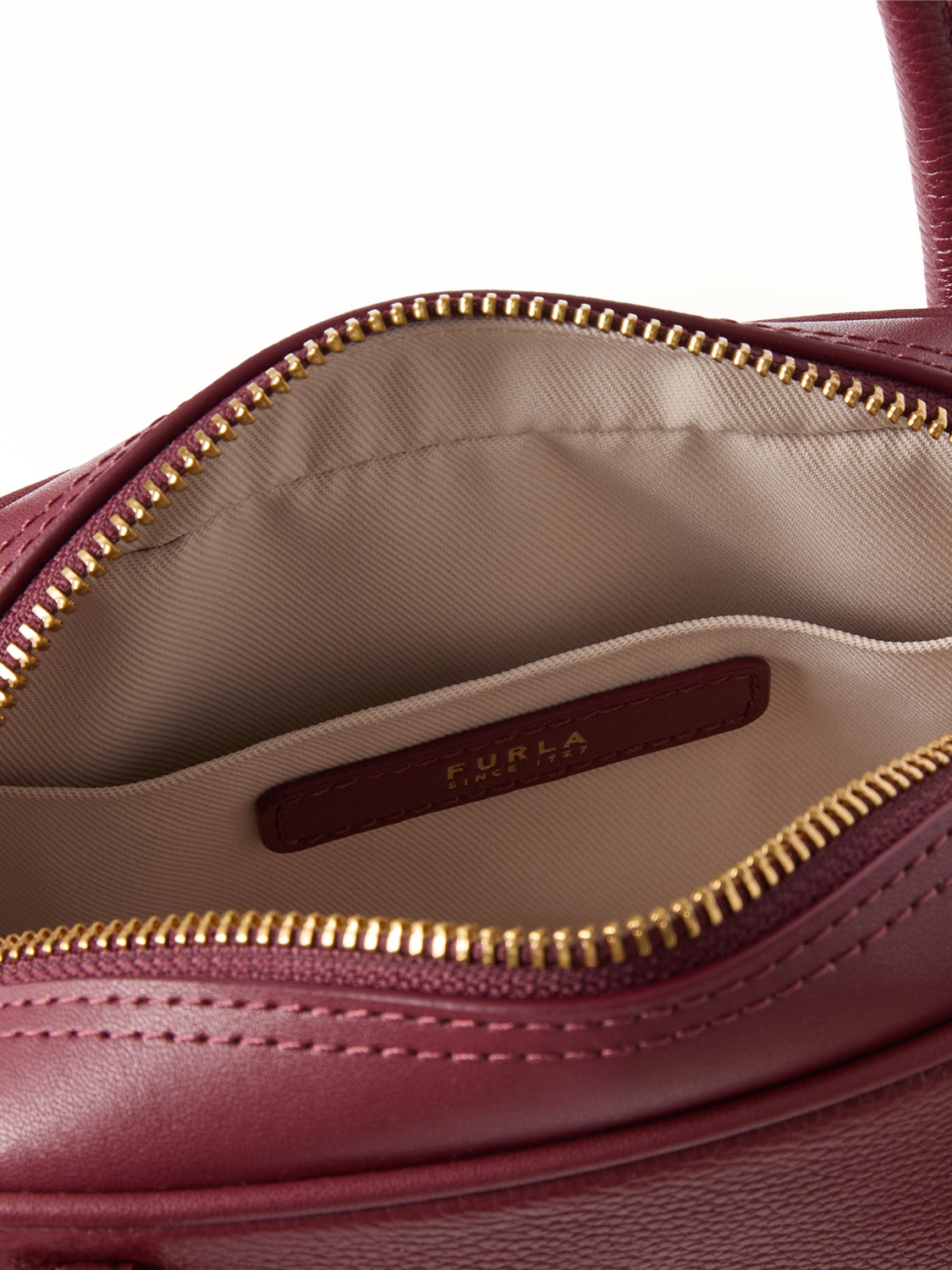 Borsa a mano con tracolla Poppy mini FURLA Donna - Rosso