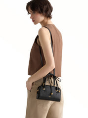Borsa a mano con tracolla Poppy mini FURLA Donna - Nero