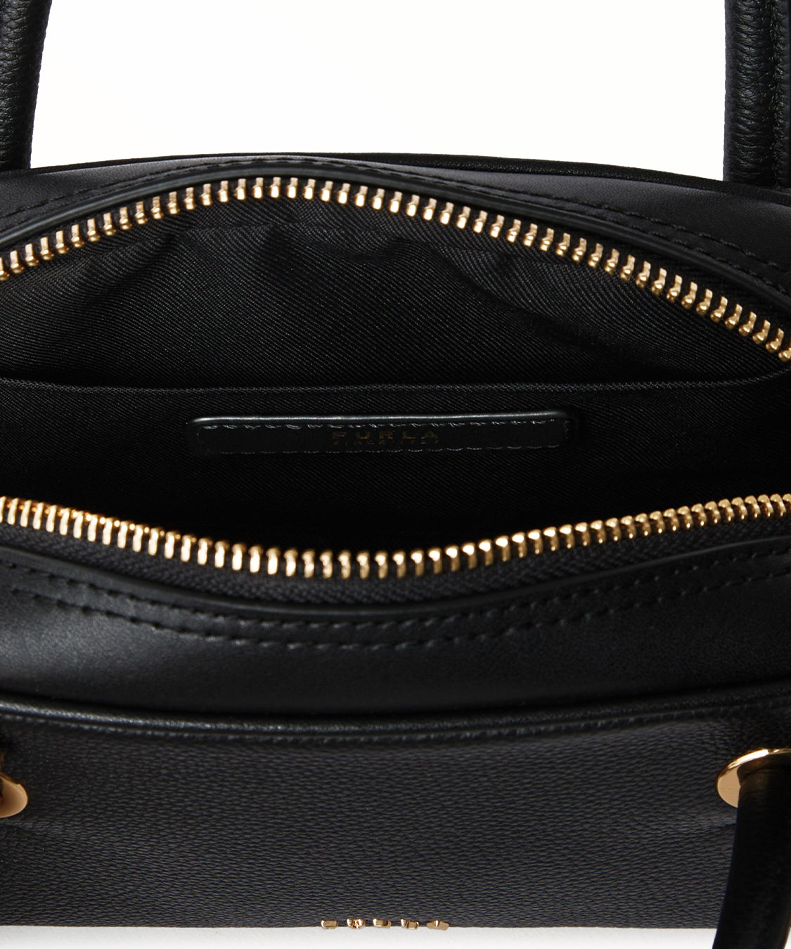 Borsa a mano con tracolla Poppy mini FURLA Donna - Nero