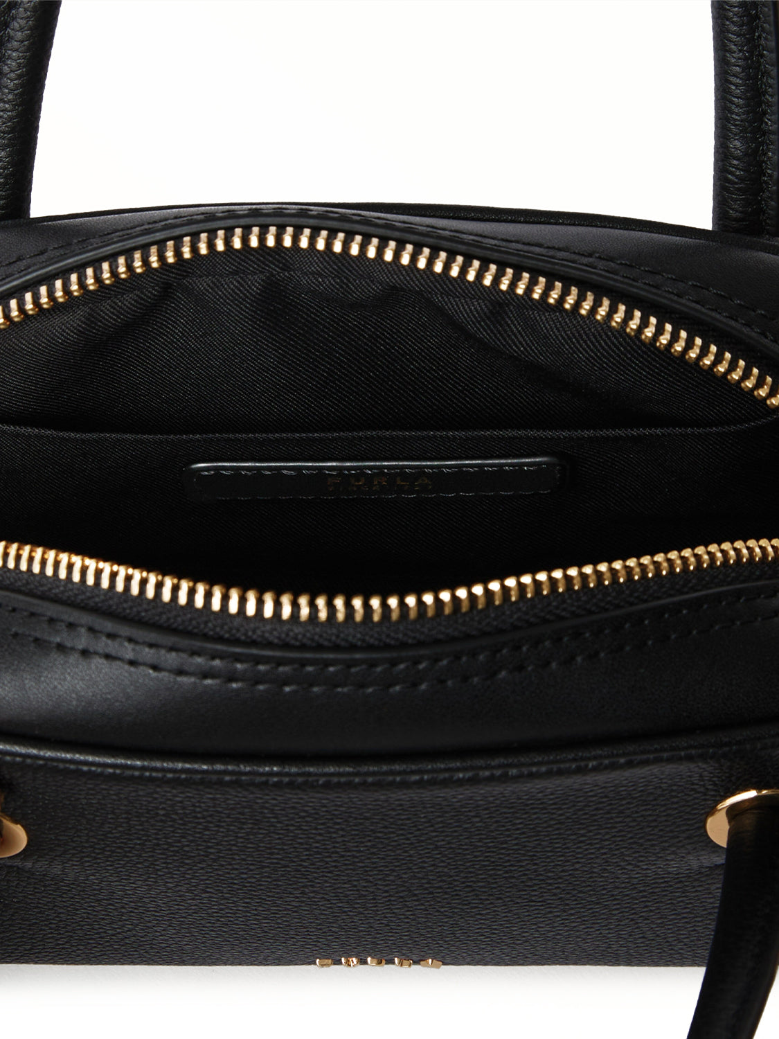Borsa a mano con tracolla Poppy mini FURLA Donna - Nero