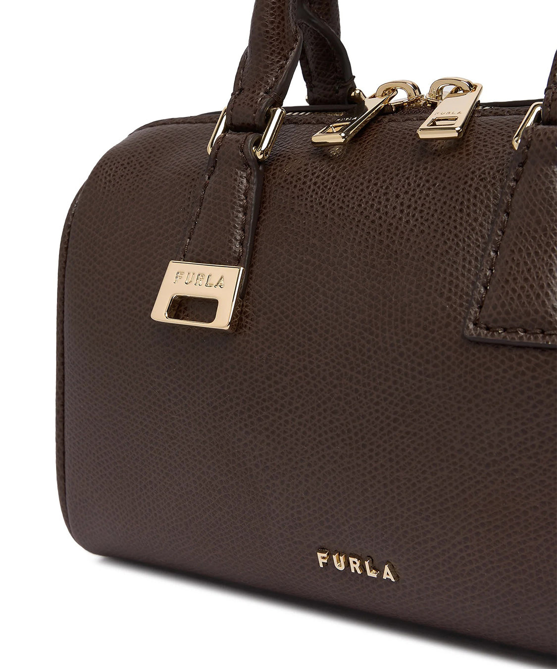 Borsa a spalla Olivia mini Boston FURLA Donna - Marrone