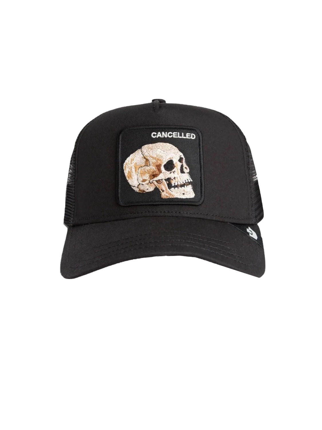 Cappello Suede Cancelled Skull Trucker GOORIN BROS. Unisex - Nero