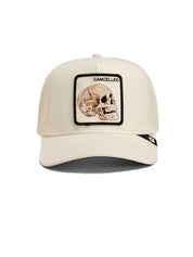 Cappello Suede Cancelled Skull Trucker GOORIN BROS. Unisex - Beige