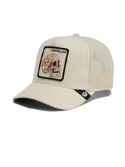 Cappello Suede Cancelled Skull Trucker GOORIN BROS. Unisex - Beige