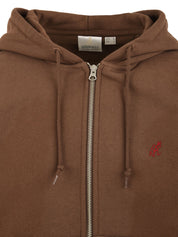 Felpa One Point Zip Hooded GRAMICCI Uomo - Marrone