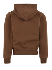Felpa One Point Zip Hooded GRAMICCI Uomo - Marrone