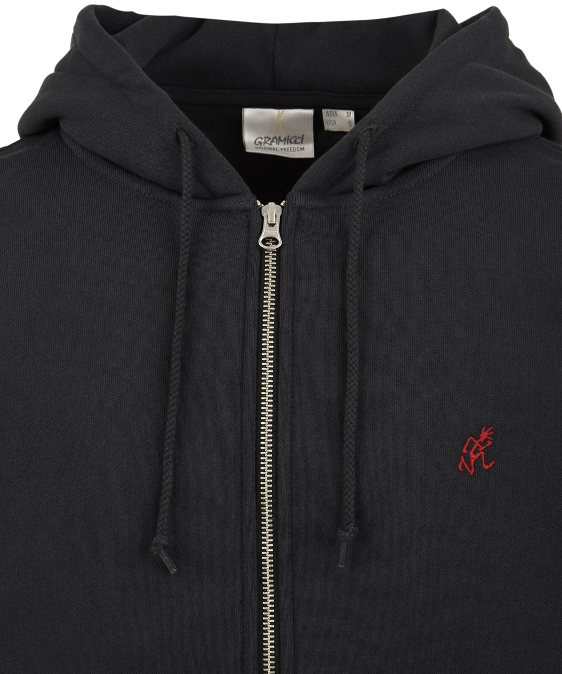 Felpa One Point Zip Hooded GRAMICCI Uomo - Marrone