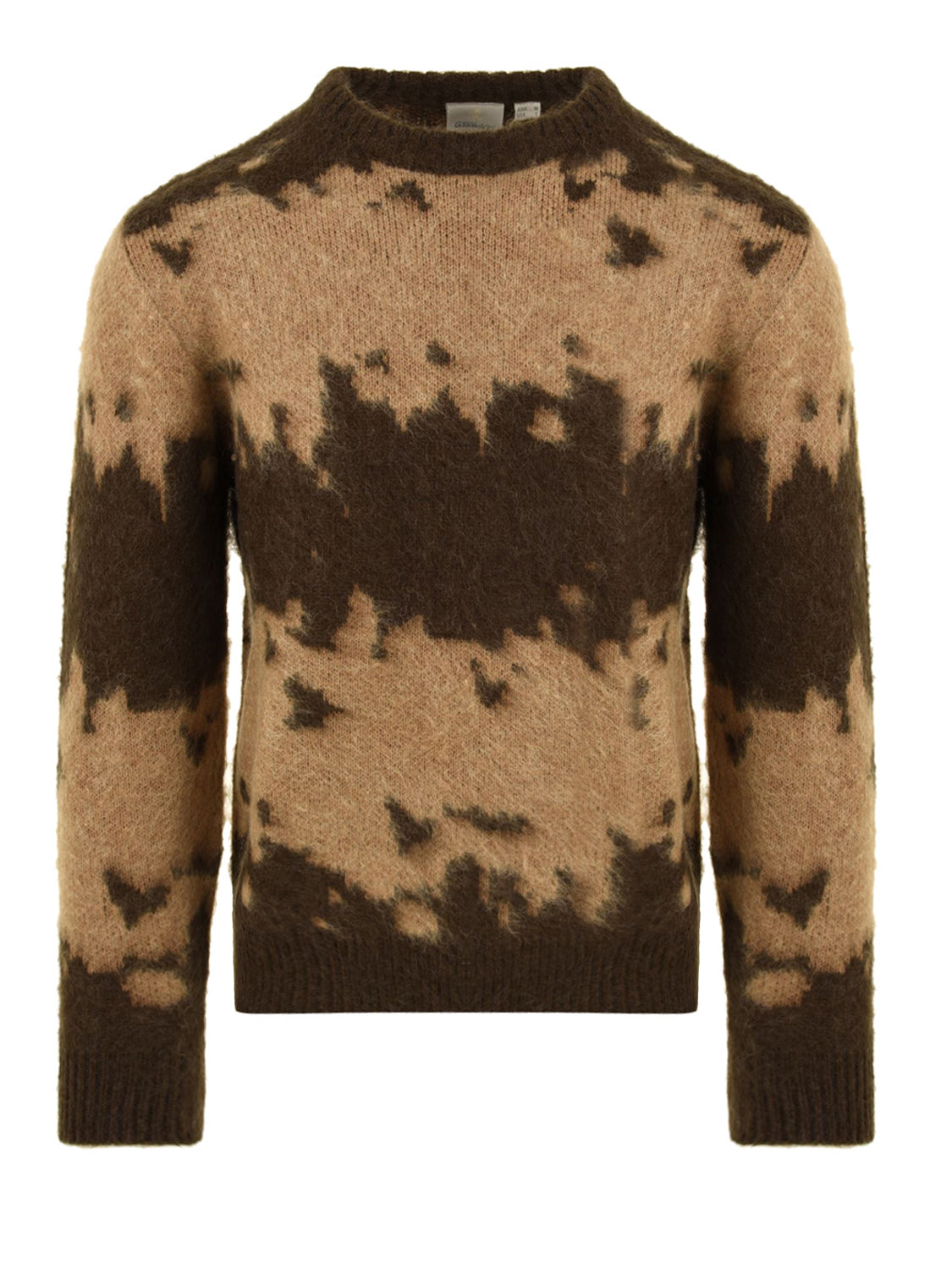 Maglione Mohair Splatter GRAMICCI Uomo - Marrone