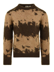 Maglione Mohair Splatter GRAMICCI Uomo - Marrone