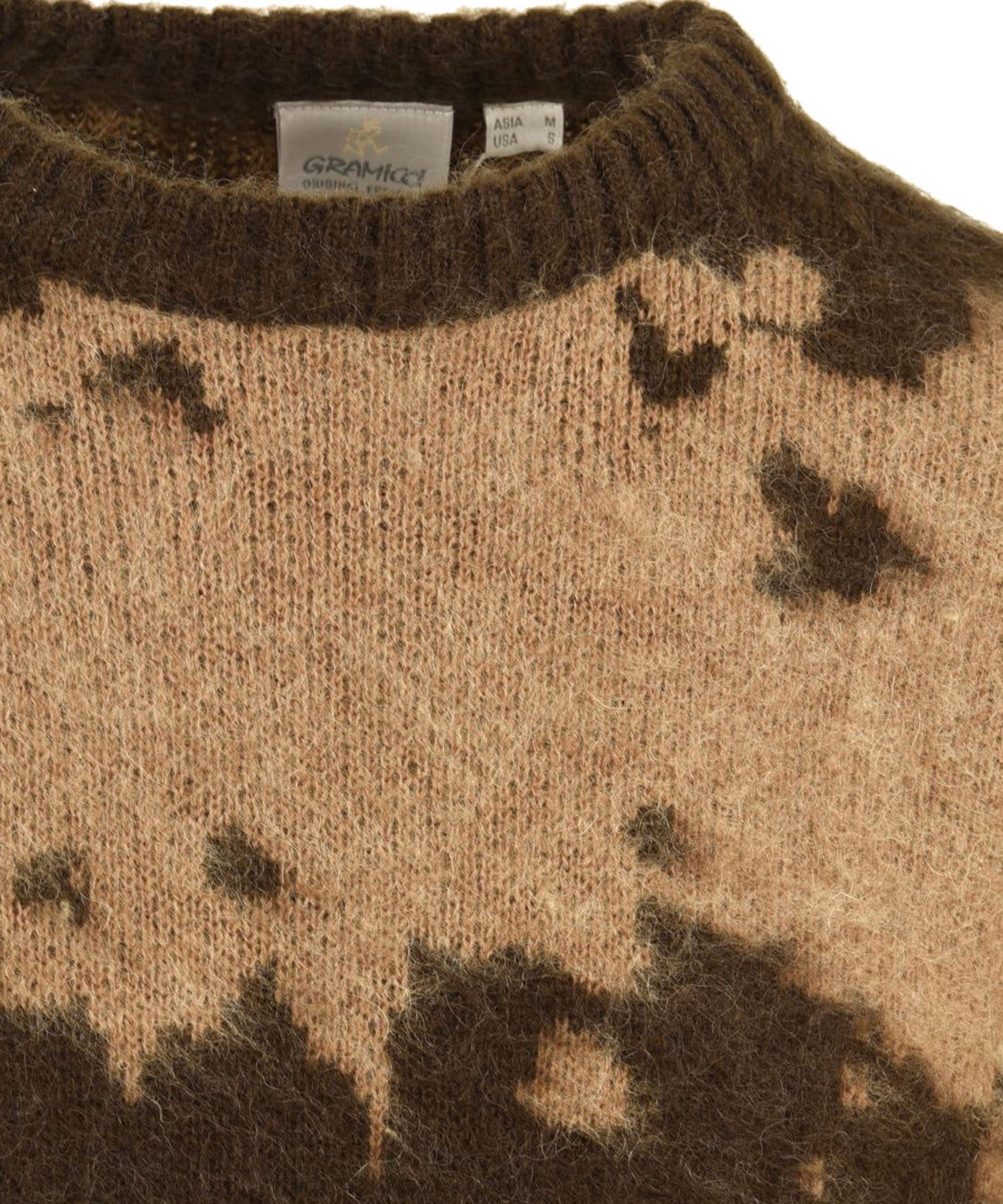 Maglione Mohair Splatter GRAMICCI Uomo - Marrone