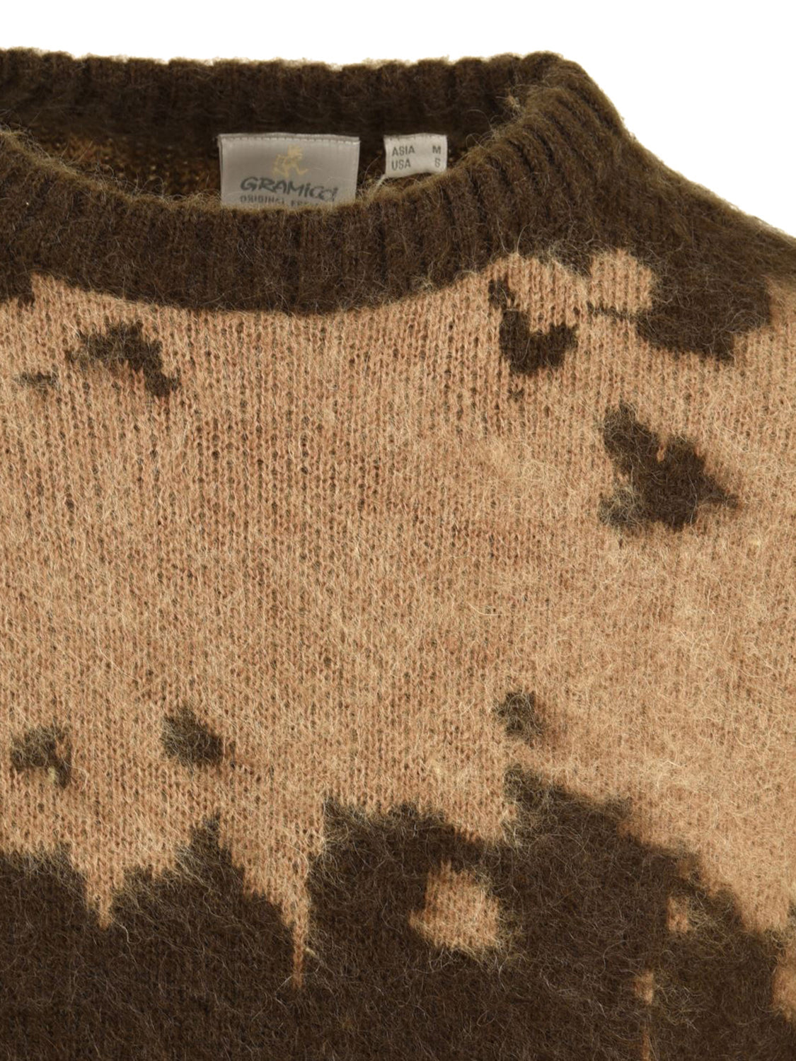 Maglione Mohair Splatter GRAMICCI Uomo - Marrone