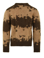 Maglione Mohair Splatter GRAMICCI Uomo - Marrone