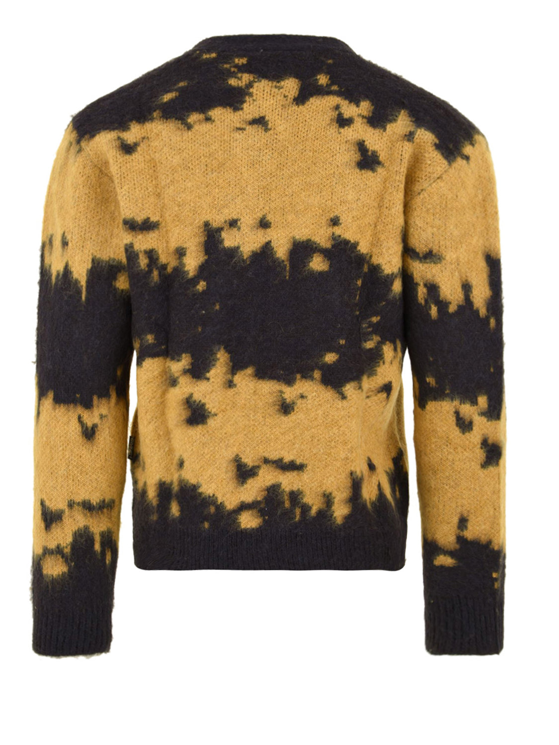 Cardigan Mohair Splatter GRAMICCI Uomo - Nero