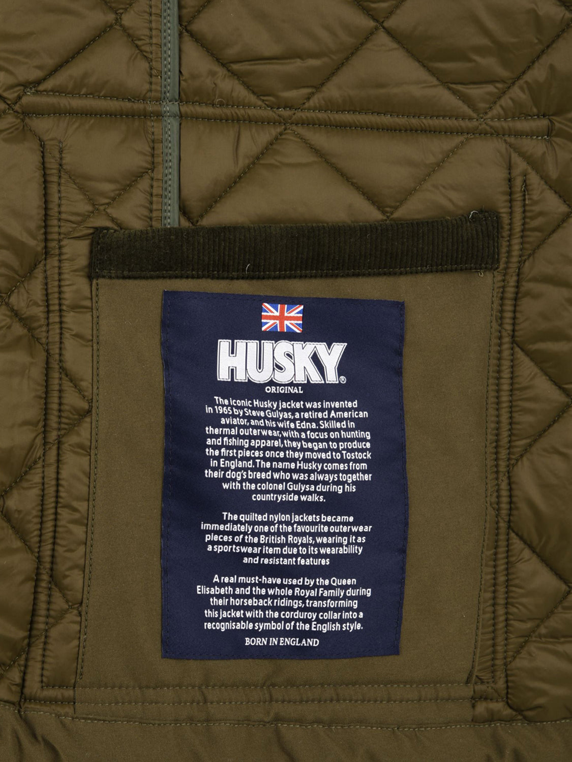 Giubbotto HUSKY ORIGINAL Uomo - Verde