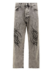 Jeans Tribal Baggy IUTER Uomo - Grigio