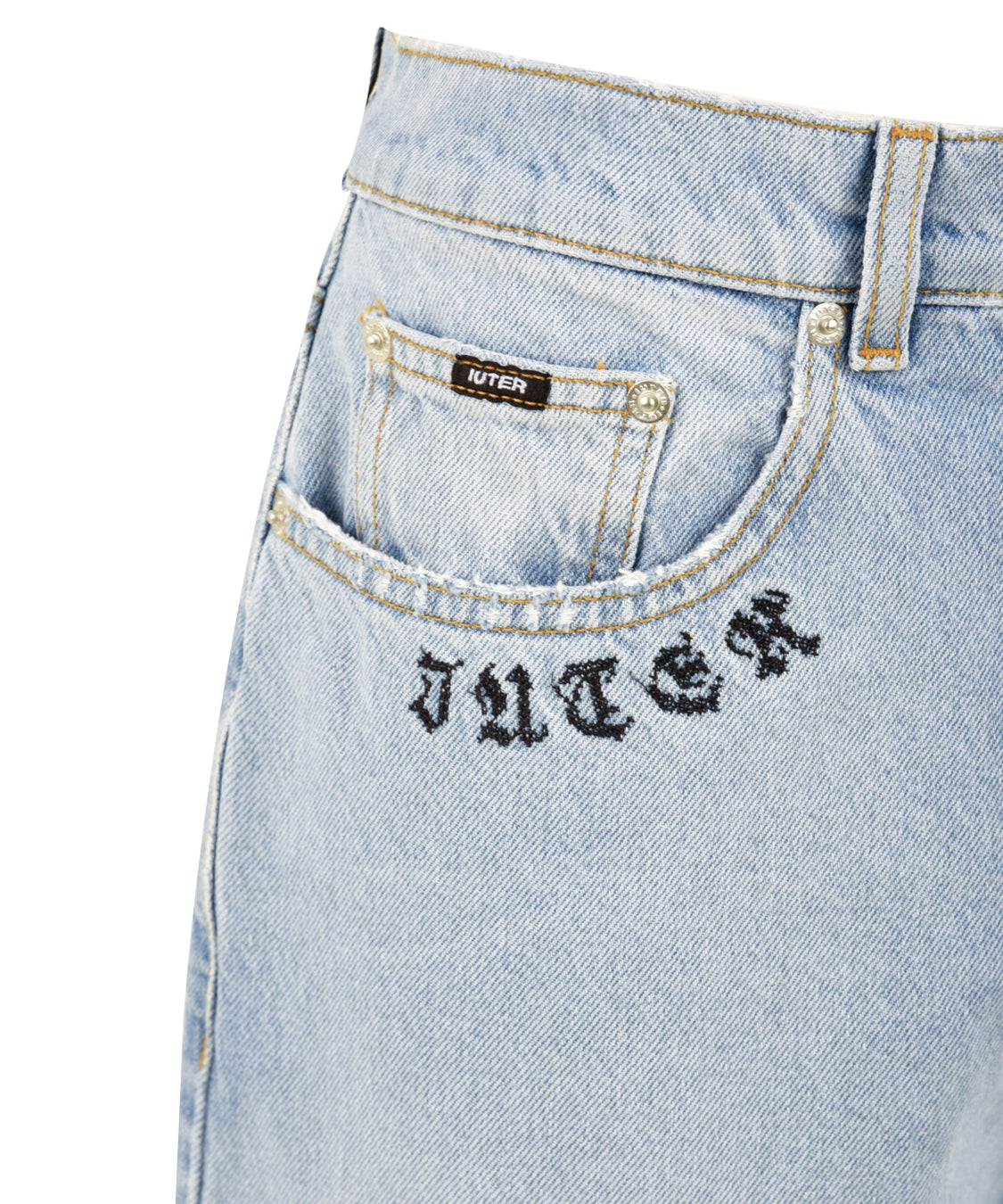 Jeans Courage Baggy IUTER Uomo - Blue