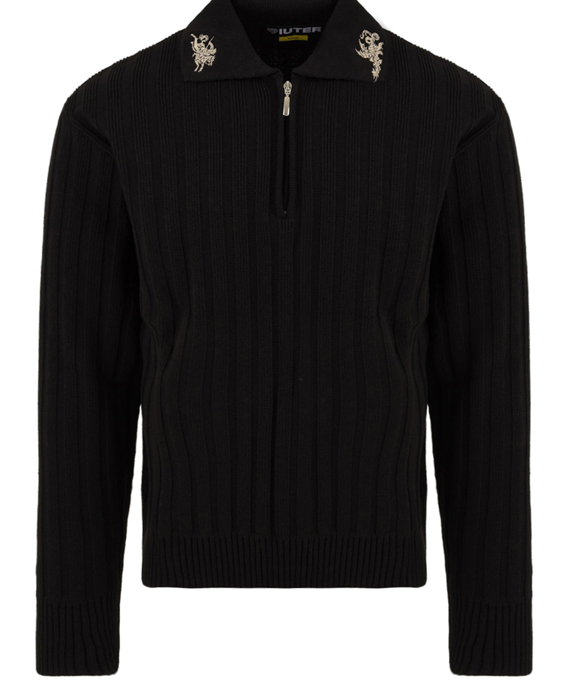 Polo Courage Half Zip IUTER Uomo - Nero