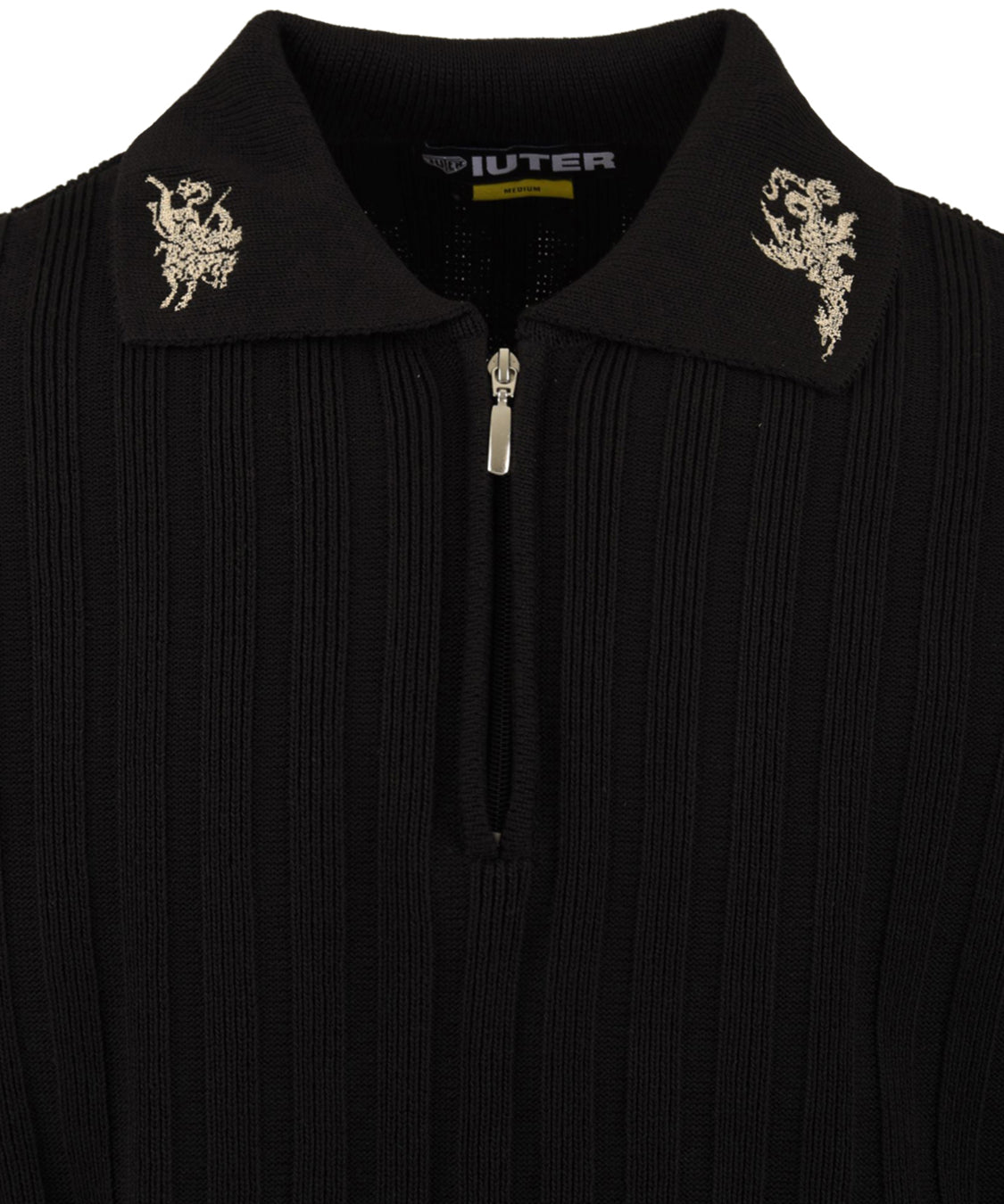Polo Courage Half Zip IUTER Uomo - Nero